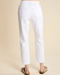 Bellerose Jeans|Jean slim 100% Coton Bio Pam blanc