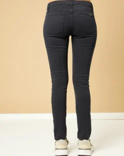 Acquaverde Jeans|Jean slim 7/8 Scarlett bleu marine