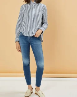 Acquaverde Jeans|Jean slim 7/8 Scarlett worn