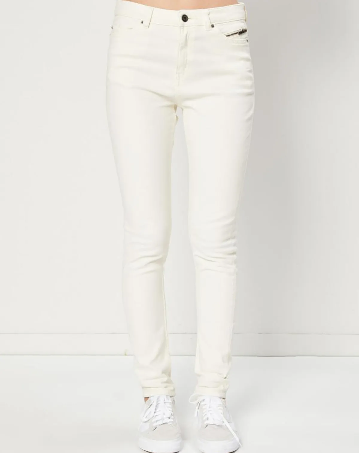 Esprit Jeans|Jean Slim en Toile de coton blanc