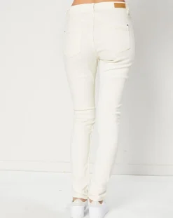 Esprit Jeans|Jean Slim en Toile de coton blanc