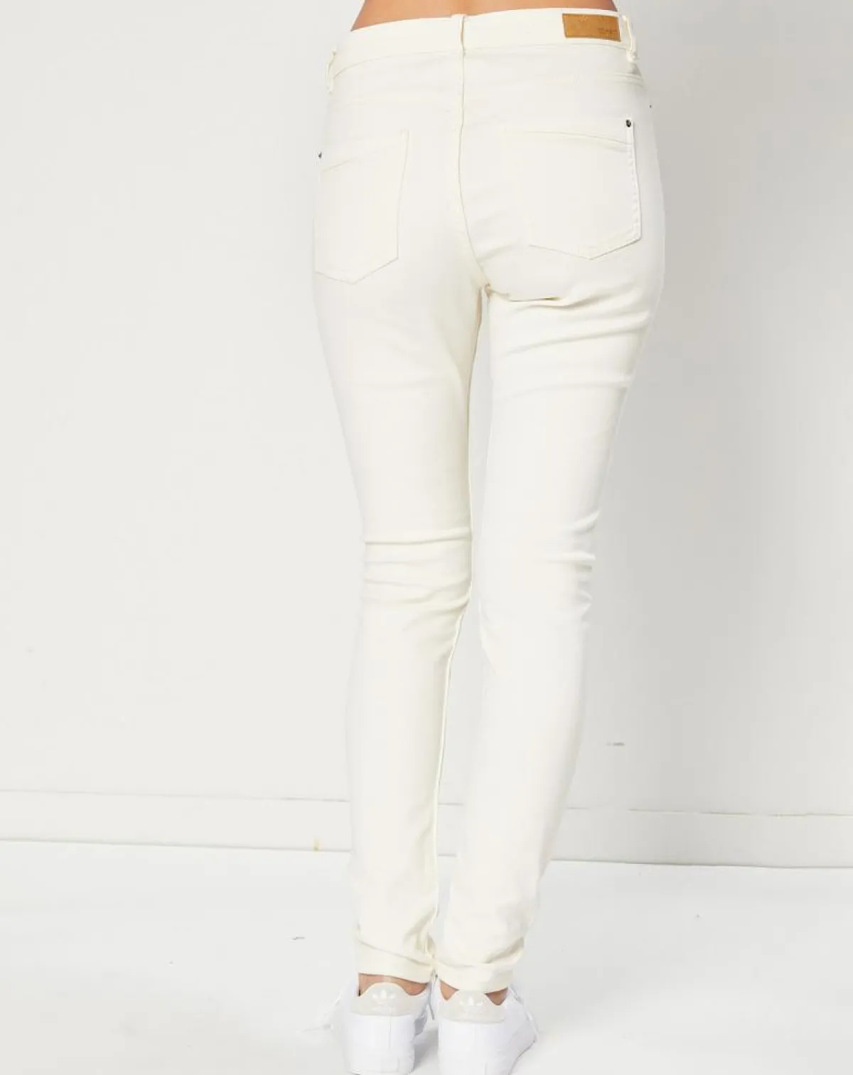 Esprit Jeans|Jean Slim en Toile de coton blanc