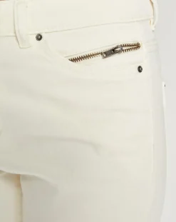 Esprit Jeans|Jean Slim en Toile de coton blanc