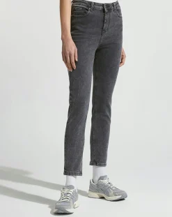 Galeries Lafayette Jeans|Jean Slim gris