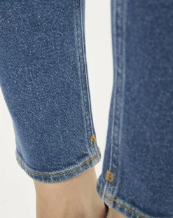 Scotch & Soda Jeans|Jean Slim High Five Taille Haute bleu