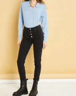 Acquaverde Jeans|Jean slim Natural Nevada black stone