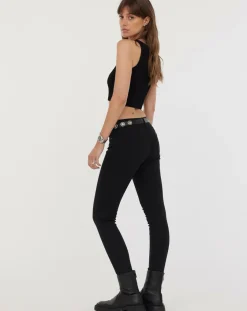 Acquaverde Jeans|Jean slim Scarlett noir