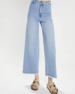 Billabong Jeans|Jean taille haute 7/8 effilé bleu clair