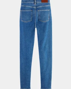 Scotch & Soda Jeans|Jean taille haute Skinny bleu