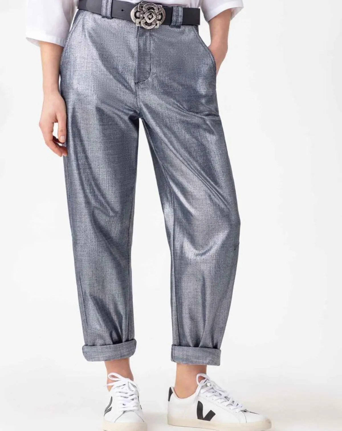 Indies Jeans|Jean Timee bleu/argenté