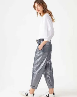 Indies Jeans|Jean Timee bleu/argenté