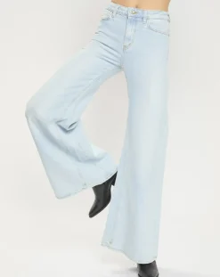 Scotch & Soda Jeans|Jean Wide Leg bleu clair