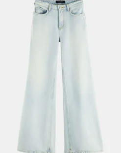 Scotch & Soda Jeans|Jean Wide Leg bleu clair