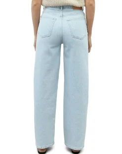 Marc O'Polo Jeans|Jean Widefit Taille haute bleu clair