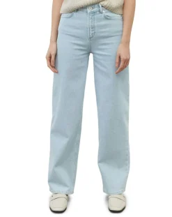 Marc O'Polo Jeans|Jean Widefit Taille haute bleu clair