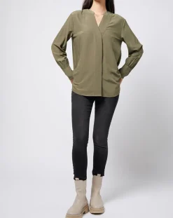 Esprit Jeans|Jegging à taille mi-haute Slim Fit délavé gris foncé