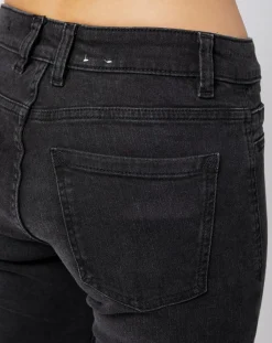 Esprit Jeans|Jegging à taille mi-haute Slim Fit délavé gris foncé