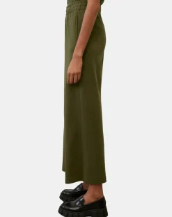 Marc O'Polo Pantalons|Jogging large taille élastique kaki