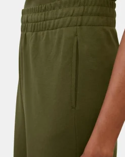 Marc O'Polo Pantalons|Jogging large taille élastique kaki