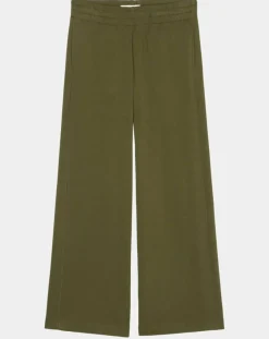 Marc O'Polo Pantalons|Jogging large taille élastique kaki