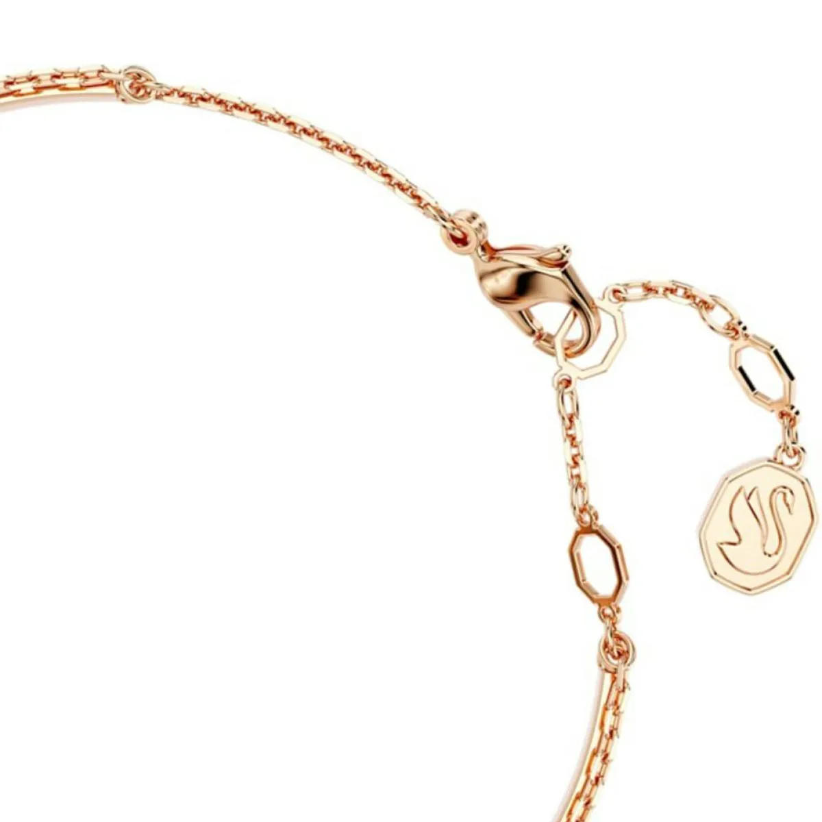 Swarovski Bracelets|Jonc Swan Cygne doré rose/noir