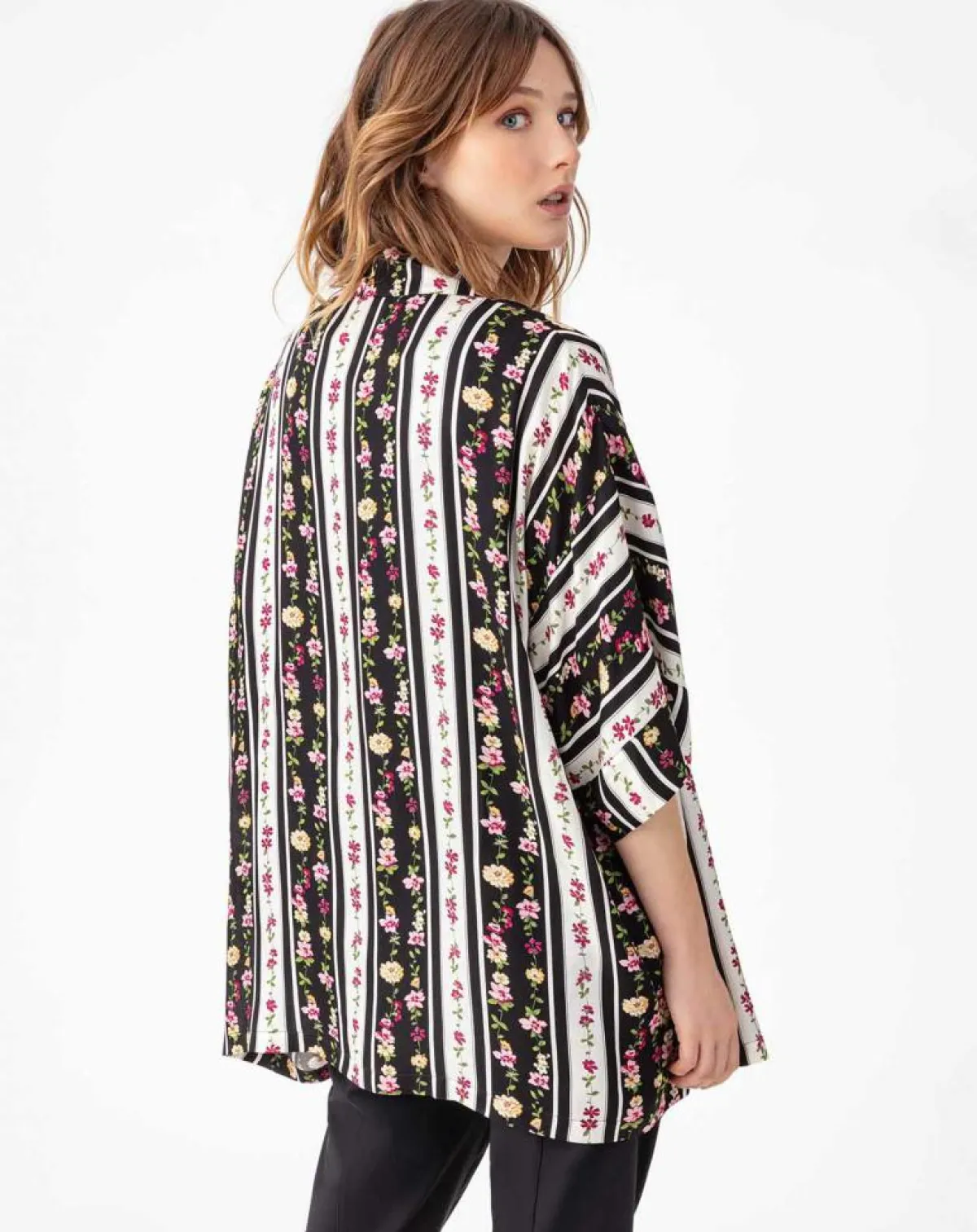 Indies Gilets Et Cardigans|Kimono Hana multicolore