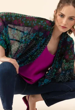 Bleu Blanc Rouge Vestes, Blousons|Kimono Magie bleu