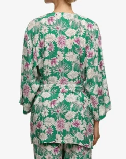Passionata Lingerie, Nuit|Kimono Naya imprimé grandes fleurs multicolore