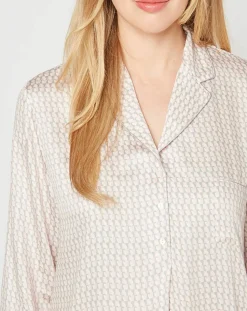 Le Chat Lingerie, Nuit|Liquette Angèle gris/rose