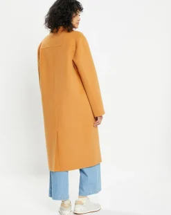 Lou Andrea Manteaux|Manteau 100% Laine Chloe light camel