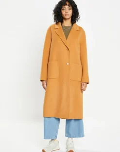 Lou Andrea Manteaux|Manteau 100% Laine Chloe light camel