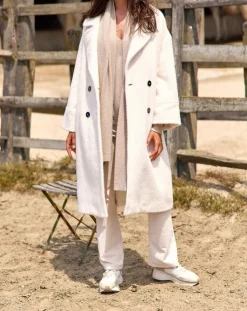 Lauren Vidal Manteaux|Manteau Aska crème