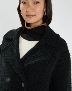 Lauren Vidal Manteaux|Manteau Aska noir