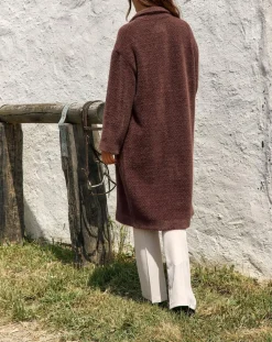 Lauren Vidal Manteaux|Manteau Aska raisin