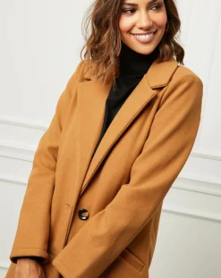 L'Armoire de Suzette Manteaux|Manteau Bleuet camel