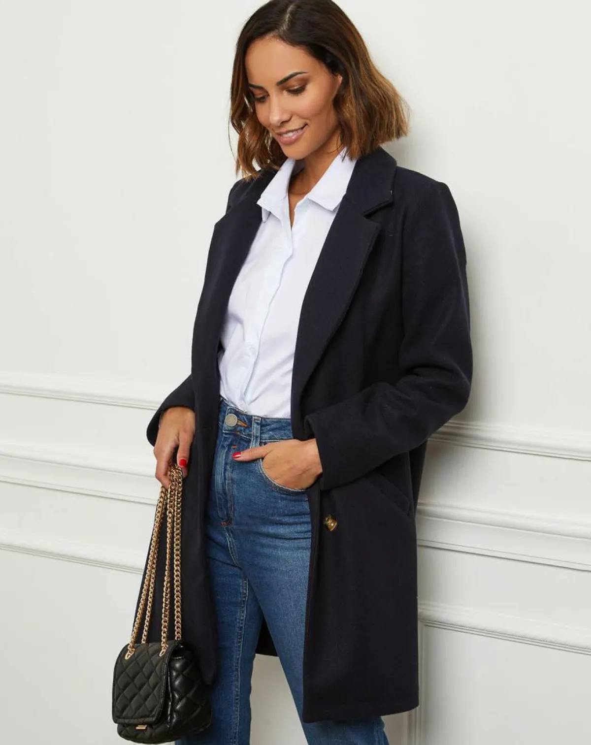 L'Armoire de Suzette Manteaux|Manteau Bleuet marine