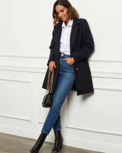 L'Armoire de Suzette Manteaux|Manteau Bleuet marine