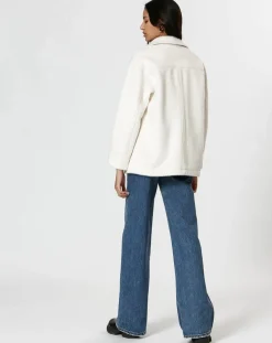 The Korner Manteaux|Manteau Célia blanc