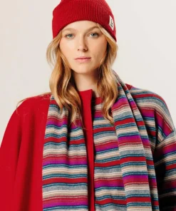 Rodier Manteaux|Manteau Dolorès 100% laine evasé rouge