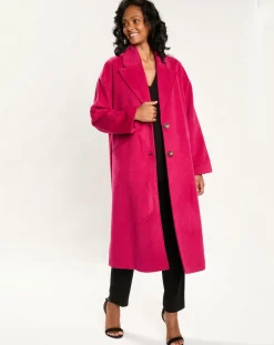 Lauren Vidal Manteaux|Manteau Emy fushia
