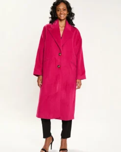 Lauren Vidal Manteaux|Manteau Emy fushia