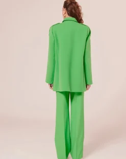 Tara Jarmon Manteaux|Manteau en double coton vert