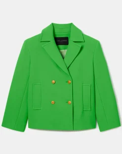 Tara Jarmon Manteaux|Manteau en double coton vert