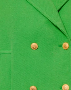 Tara Jarmon Manteaux|Manteau en double coton vert