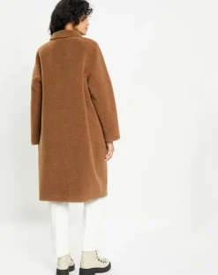 Lou Andrea Manteaux|Manteau en Fausse Fourrure Romy toffee