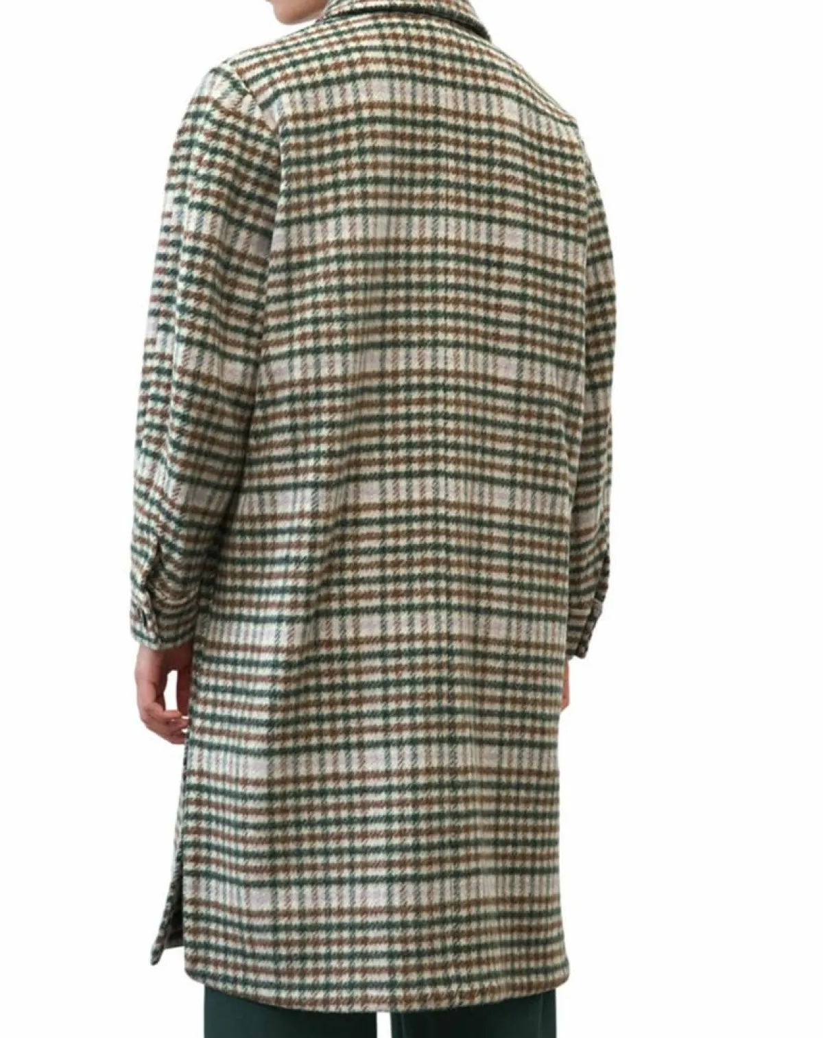 Marc O'Polo Manteaux|Manteau en Laine mélangée à carreaux multicolore