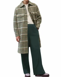 Marc O'Polo Manteaux|Manteau en Laine mélangée à carreaux multicolore