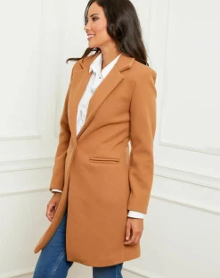 Alice & Charlotte Manteaux|Manteau en Laine mélangée Bérénice camel