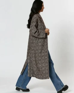 The Korner Manteaux|Manteau en Laine mélangée Inès marron