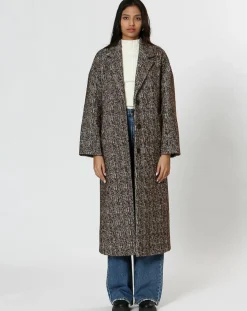 The Korner Manteaux|Manteau en Laine mélangée Inès marron